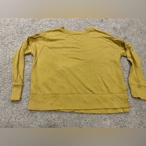 Time and Tru Golden Yellow Knit Top